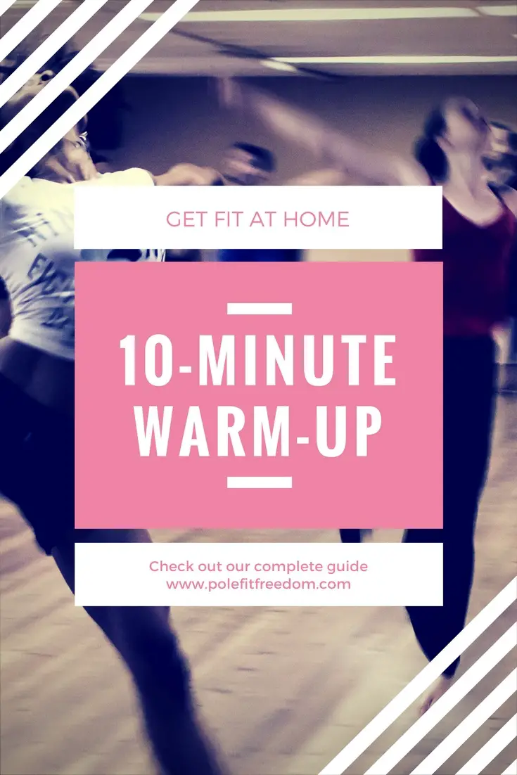 This 10-minute warm-up for pole dancers was created for working out at home. With pole dancers in mind, this short warm-up is great for all fitness levels