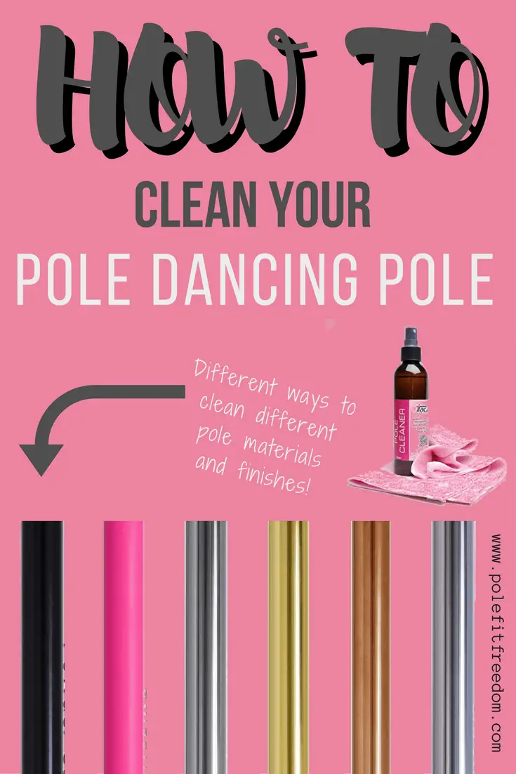 How to clean your dance pole - chrome, brass, titanium gold, stainless steel, powder-coated and silicone chinese pole