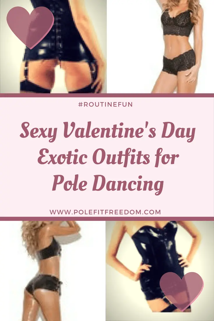 Sexy Pole Dancing Outfits for Valentine's Day Pole Dancing Routines | Exotic Dance Routine Fun