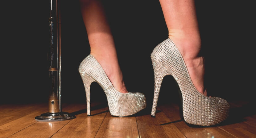 Pole dance shoes
