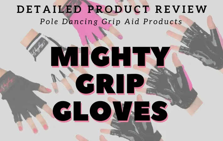 X MIGHTY GRIP GLOVES LARGE NON TACK FOR POLE DANCING 