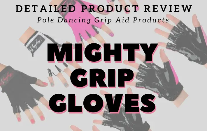 Mighty Grip Non Tacky Ultra Leather Pro Skin Gloves for Dance Pole